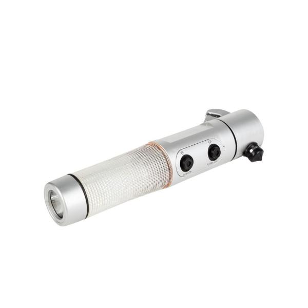 Latarka bezpieczeństwa 1 LED, przecinak do pasów, młotek bezpieczeństwa | Auden - V7735-32-1472603