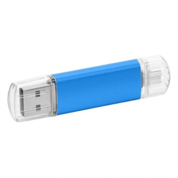 Pendrive pamięć USB mobilna OTG 16GB z grawerem logo