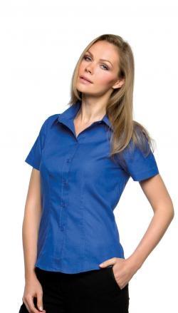 760.11 Bluzka Oxford Workwear z krótkimi rękawami