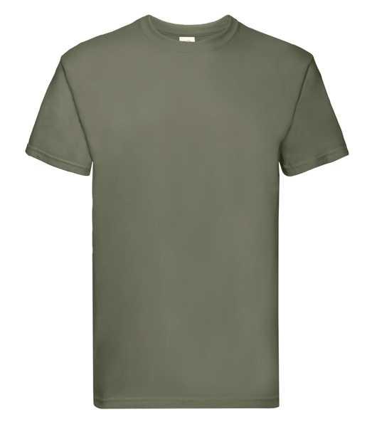 T-shirt z nadrukiem Fruit of the Loom Super Premium 61-044-0